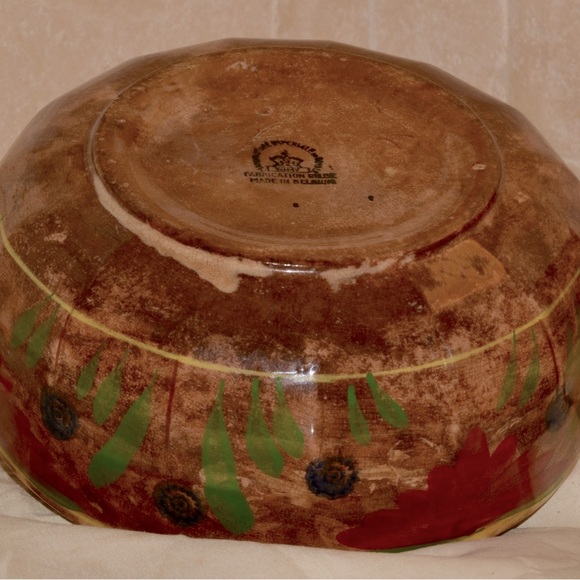 (2) NIMY Vintage Ceramic Bowls. Made In Belgium. “Manufacture Imperiale Royale” - Picture 2 of 5